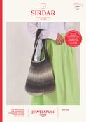 No Slough Shoulder Bag in Sirdar Jewelspun Ombre Aran (10847) - PDF