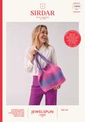 Totally Crochet Tote Bag in Sirdar Jewelspun Ombre Aran (10848) - CROCHET