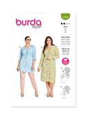 Curvy Ruched Dress &amp; Blouse in Burda Misses' (5732)