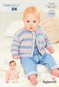 Cardigan in Stylecraft Bambino DK &amp; Soft Baby Easy Stripes DK (10164) - PDF