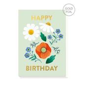 Greeting Card - Wild Flowers Birthday image