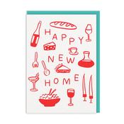 Greeting Card - Happy New Home Doodles