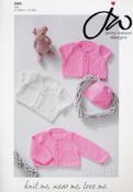 Cardigans &amp; Hat in Jenny Watson Babysoft 4 Ply (5005)