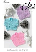 Cardigans &amp; Waistcoat in Jenny Watson Babysoft 4 Ply (5035)