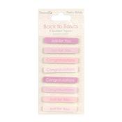 Sentiment Toppers (8pcs) - Pretty Petals