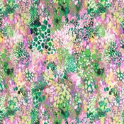 Tropical Slinky Polyester Jersey - Per ½ Metre