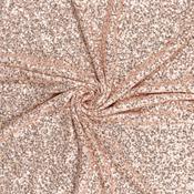 Stretch Mini Sequin in Rose Gold - Per ½ Metre