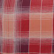 Italian Check Silk Chiffon in Sangria - Per ½ Metre
