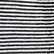 Horizontal Silver &amp; Black Stripe Stretch Velour - Per ½ Metre