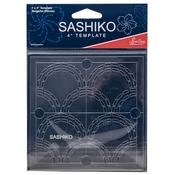 4" Sashiko Template: Seigaiha (Waves)