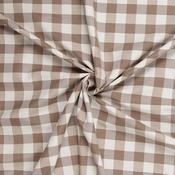 Large Polycotton Gingham Canvas (160cm) - Per ½ Metre