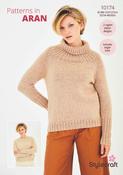 Sweaters in Stylecraft Serene &amp; Grace Aran (10174) - PDF
