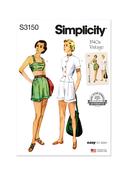 1940's Misses' Jacket, Bra &amp; Shorts in Simplicity Vintage (S3150)
