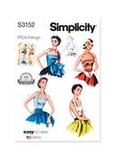 1950's Misses' Halter &amp; Strapless Bodice in Simplicity Vintage (S3152)