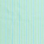 100% Eco Linen in Mint &amp; Turquoise Stripe - Per ¼ Metre