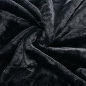 Super Luxury Deep Pile Fur in Black - Per ¼ Metre