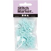 Stitch Markers (30pcs) - Light Blue