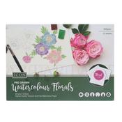 A4 Pre-Drawn Watercolour Paper Pad (12pcs) - Florals image