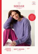 Soft Cable Sweater in Sirdar Soft Down (10881) - PDF