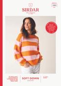 Big Stripe Sweater in Sirdar Soft Down (10883) - PDF