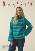 Circular Raglan Sweater in Hayfield Spirit Chunky (10857) - PDF