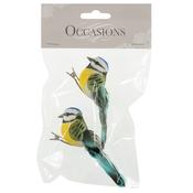 Craft Embellishments (2pcs) - Blue Tit Clips