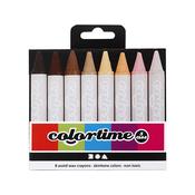 Wax Crayons (8pcs) - Skin Colours