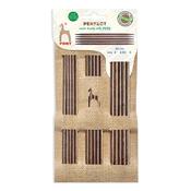 Pony 20cm Knitting DPN's (3 Sets) - Jute Case