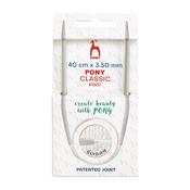 Pony Classic Fixed Circular Knitting Needles - 3.50mm image