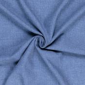 100% Italian Wool Check Suiting in Denim Blue - Per ¼ Metre