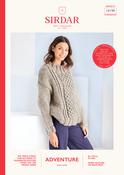 Cable Panel Sweater in Sirdar Adventure Super Chunky (10190)