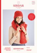 Hat &amp; Scarf in Sirdar Adventure Super Chunky (10195)