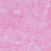 Fun Flannels: Star Scatter on Pink - 100% Cotton image
