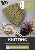 KNITTING: A 2-Week Course for Intermediates (From 21st February)