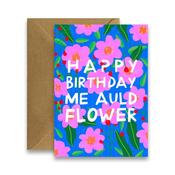 Greeting Card - Me Auld Flower image