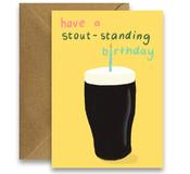 Greeting Card- Have a Stout-Standing Birthday image