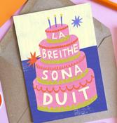 Greeting Card - La Breithe Sona Duit Birthday image