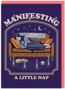 Greeting Card - Manifesting A Little Nap image
