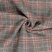 Double Face Heavy Wool in Prince of Wales Check - Per ¼ Metre