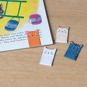 Magnetic Bookmarks (set of 4) - Cats image