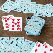 Playing cards in a tin - Garden Birds image