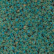 Shimmer Basics: Small Bubbles on Jungle Earth - 100% Cotton