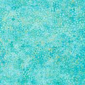 Shimmer Basics: Flecked Mini Bubbles on Tropical Ocean - 100% Cotton image