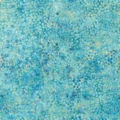 Shimmer Basics: Flecked Mini Bubbles on Lagoon - 100% Cotton image