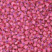 Shimmer Basics: Small Bubbles on Hibiscus - 100% Cotton image