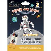 LTC Kids Colour Your Own Puppets Kit - Astronaut