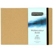 A5 Elements Watercolour Hardback Sketchbook (32pcs) - Landscape