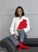 Hot Water Bottle Cover &amp; Socks in James C Brett Second Chance DK (JB791) image