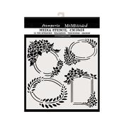 18cm x 18cm Thick Stencil - Labels