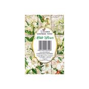 Mini Paper Pack (24pcs) - White Flowers